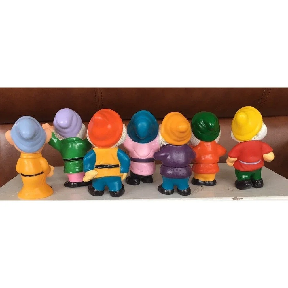 Rare Vintage Disney Seven Dwarfs Dolls